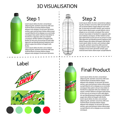 3D visualization 3d branding design graphic design illustrator