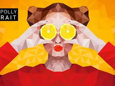 Low Poly Portrait design graphic design illustration illustrator low poly