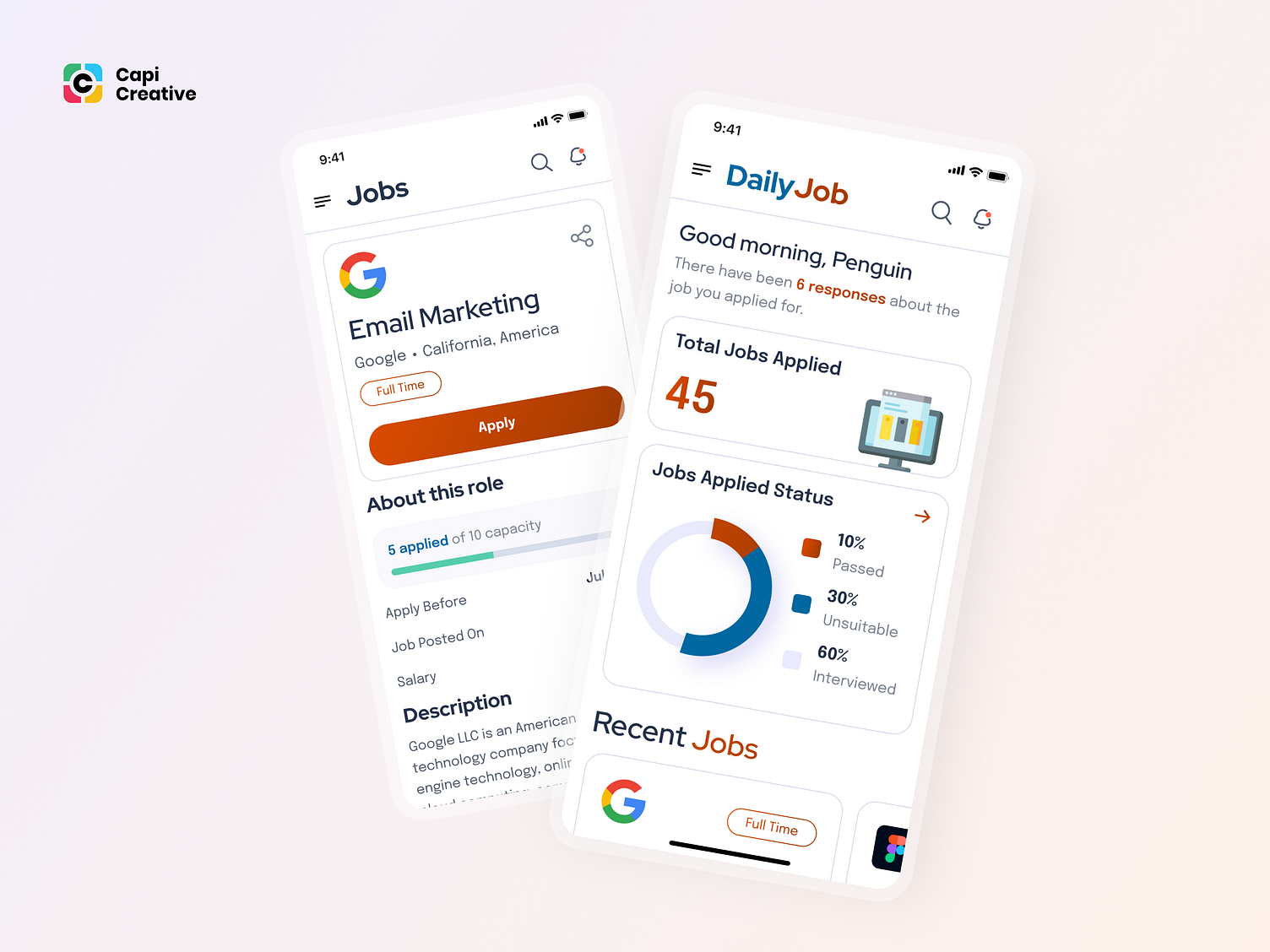 job-search-app-mobile-app-ui-concept-by-capi-product-on-dribbble