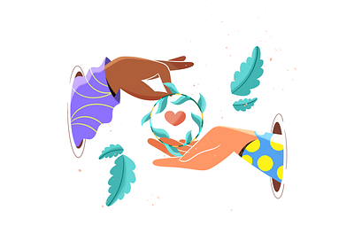 Merry Christmas everyone 🎄🎄🎄 2022 2d arms art celebration character design christmas commercial design flat floral graphic design hand drawn hands holidays illustration illustrator merry christmas procreate xmas