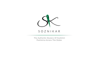 Soznikar Logo Design brand identity branding creative design graphic design green illustration kashmir logo logo design nature pashmina vector visual design visual identity