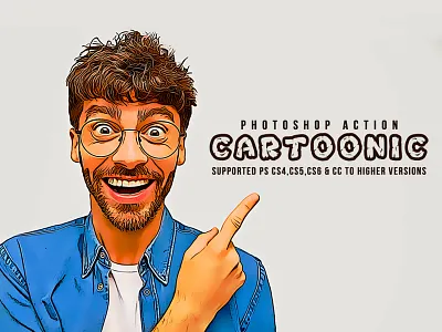 Cartoonic Photoshop Action paint
