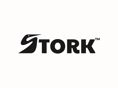 Stork Wordmark Logo bird logo brand brand identity branding design garagephic garagephic studio graphic graphic design illustration letter s logo logo s logo stork stork logo ui ux vector