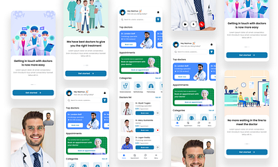 Doctorify Mobile App UI UX Design app appoinment appuidesign appuxdesign design doctor doctorappointment dribbble mobileapp nsakibux online onlinedoctor onlinemedical ui ui design uiuxdesign