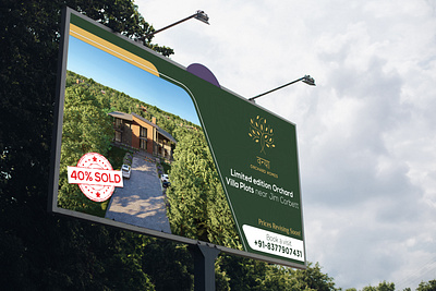 Hoarding mockup- Vanya Orchard Homes branding design graphic design illustration logo motion graphics painting typography vector