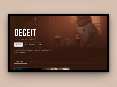 Streaming app - tv ui apple tv disney disneyplus netflix netflix ui tv app tv app concept design tv app ui tv screen tv ui video app video streaming video tv youtube