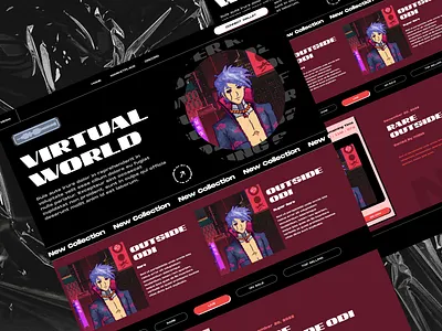 Metaverse landing page (Web3 Style) UI design adobe xd design ecommerce ui design figma illustration metaverse metaverse landing page metaverse website ui ui virtual world web3 concept web3 design web3 style ui web3 ui