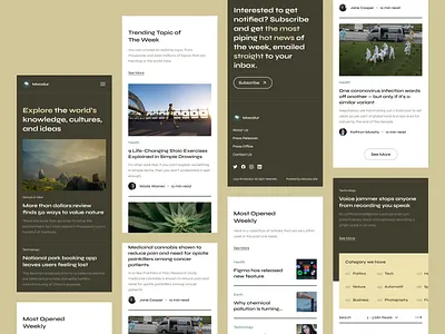Macalur - Article Responsive Landing Page article