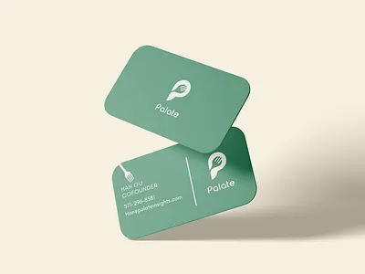 Business card design for a restaurant branding design graphic design logo typography vector