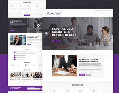 Lawyers Solicitors Website Landing Page app design branding design graphic design homepage landing page law client lawyers lawyers app lawyers website legal website mobile app solicitors solicitors app solicitors website ui design ux design vector webdesign website
