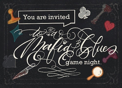 Invitation Design design graphic design handlettering illustration invite procreate procreateapp