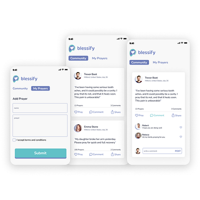 Blissify App 3d branding motion graphics ui