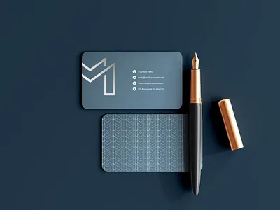 Business card for an architecture company architecture branding business card design graphic design illustration logo