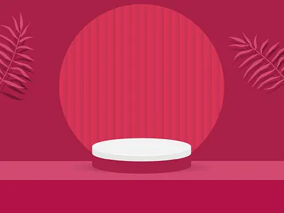 Free Download Pantone color of the year Inspired vector artwork 3d adobe illustrator animation color of the year free freebie graphic art graphic design illustration pantone podium vector viva magenta