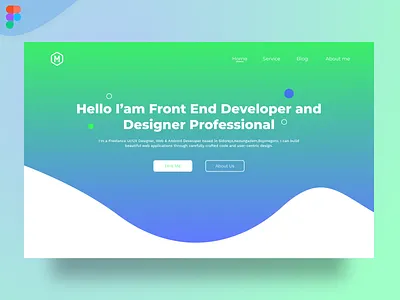 My Portofolio Design branding figma portofolio ui web design