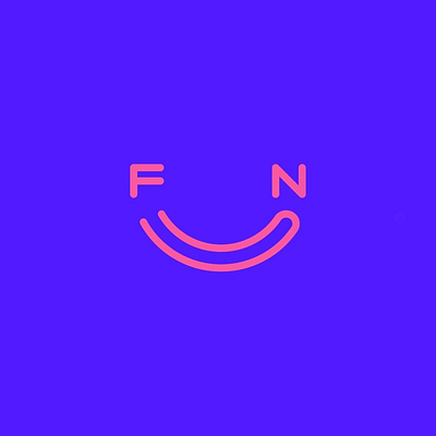 FUN LOGO brand branding fun icon illustration logo logotype type typography