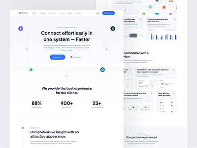 Payment Service - Landing Page bank component dashboard design dipa inhouse finance financial fintech graphic design integration interaction landing page motion graphics payment service ui design ux design wallet web web design