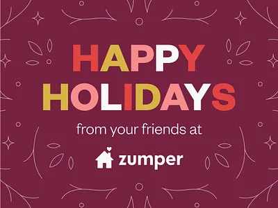 Happy Holidays from Zumper design happy holidays illustration illustrator zumper
