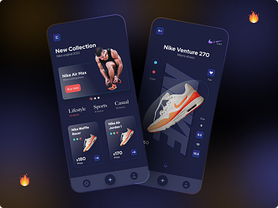 Nike UI re-think air jordan android app app app ui dark ui ecommerce app ios minimal mobile nike app nike shoes product shoes shopping app ui design ui ux user interface web