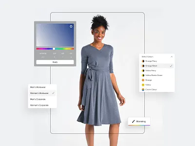 RWW - Design elements branding cloth clothing design ecommerce minimal ui ux web website design