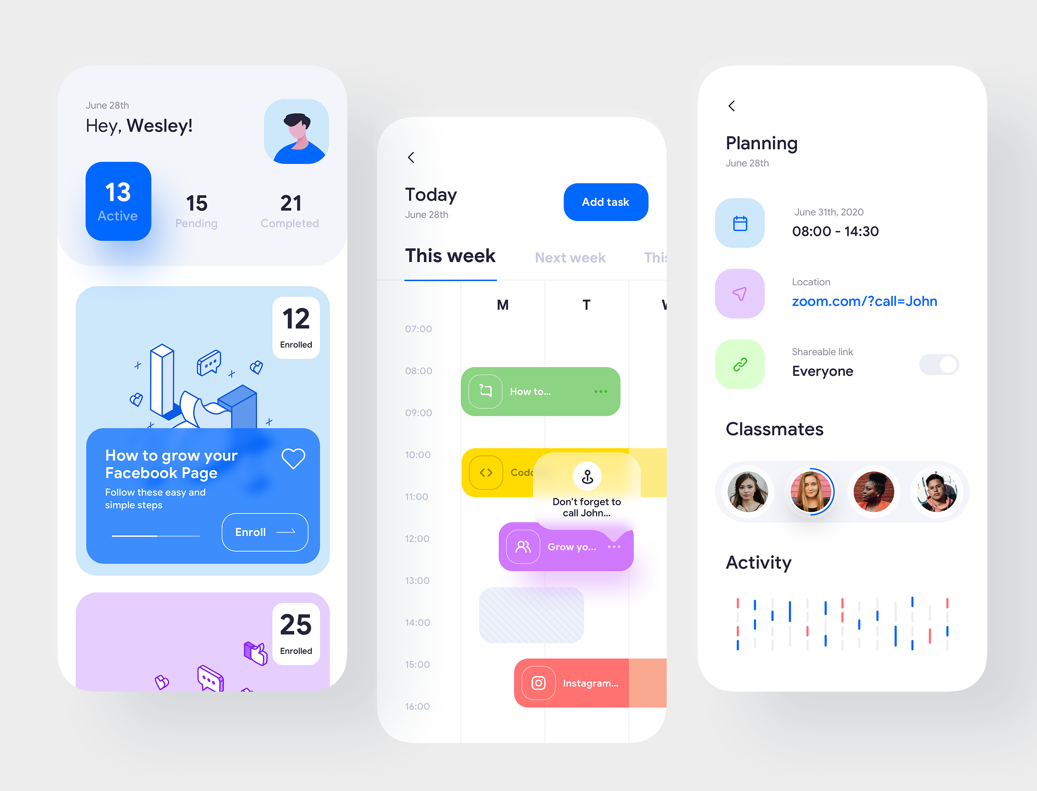 Education App by Awsmd on Dribbble