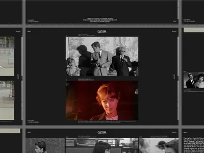 Film Series exploration 02 design films layout typogaphy ui ux web website