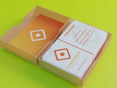 Business Card 3d blender graphic design