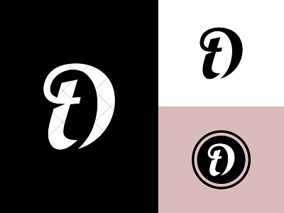 DT Logo branding d design dt dt logo dt monogram icon identity illustration lettermark logo logo design logotype monogram t td td logo td monogram typography vector art