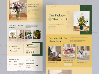 Gift & Flower Shop Landing Page concept ecommerce elegant floral florist website flower flower shop gift gift shop girl landing page minimal minimalistic online shop stylish trending uidesign userinterface website women