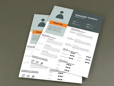 Curriculum Vitae 3d blender