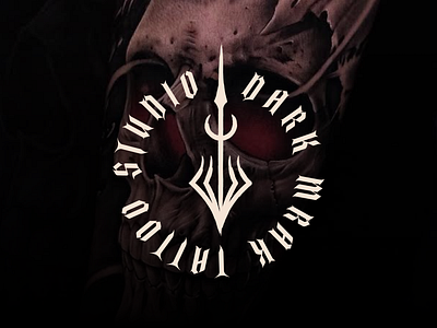 Dark Mrak - tattoo studio branding branding dark graphic design logo mrak serbia studio tattoo typography visual
