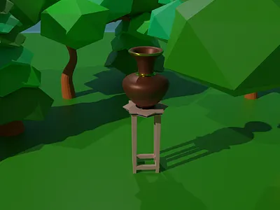 Treasure 3d blender graphic design