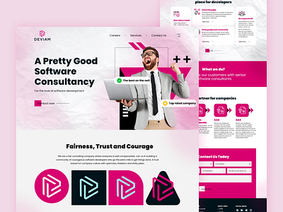 Software Consultancy - Website Design home home page homepage landing page landing website landingpage site ui ui design uiux uxui web web page webflow webpage