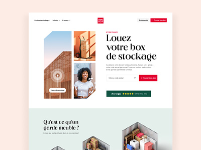 Homebox - Landing 3d agency branding design home identity landing ui ux