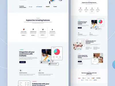 SaaS Start-up Landing Page UI Design branding creative dashboard design graphic design illustration landing page logo minimal saas startup ui ui design uidesign uikit website wireframe