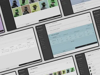 JoCreate.ai - NFT collection creation service app branding crypto dash board dashboard nft nft collection nfts phenomenon product product design ui design ui ux uiux uxui web web app web design webapp webdesign