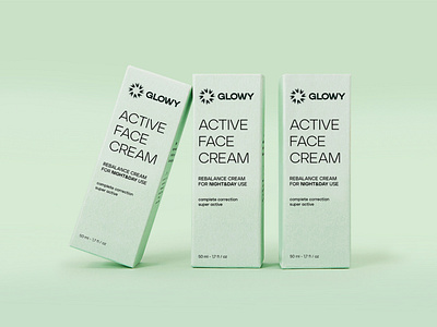 Glowy Cosmetics Packaging beauty branding beauty logo beauty packaging brand creation branding cosmetic brand identity cosmetic branding cosmetic logo cosmetic packaging logos minimalist packaging packaging design skincare branding skincare packaging