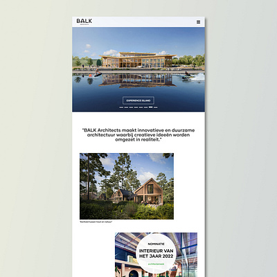 Webdesign for architecture company architecture design figma html ui webdesign webflow