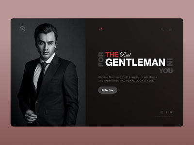 Clothing Store Design black brand identity branding clothing clothing store creative design gentleman graphic design luxury men clothing minimal ui ux visual visual identity
