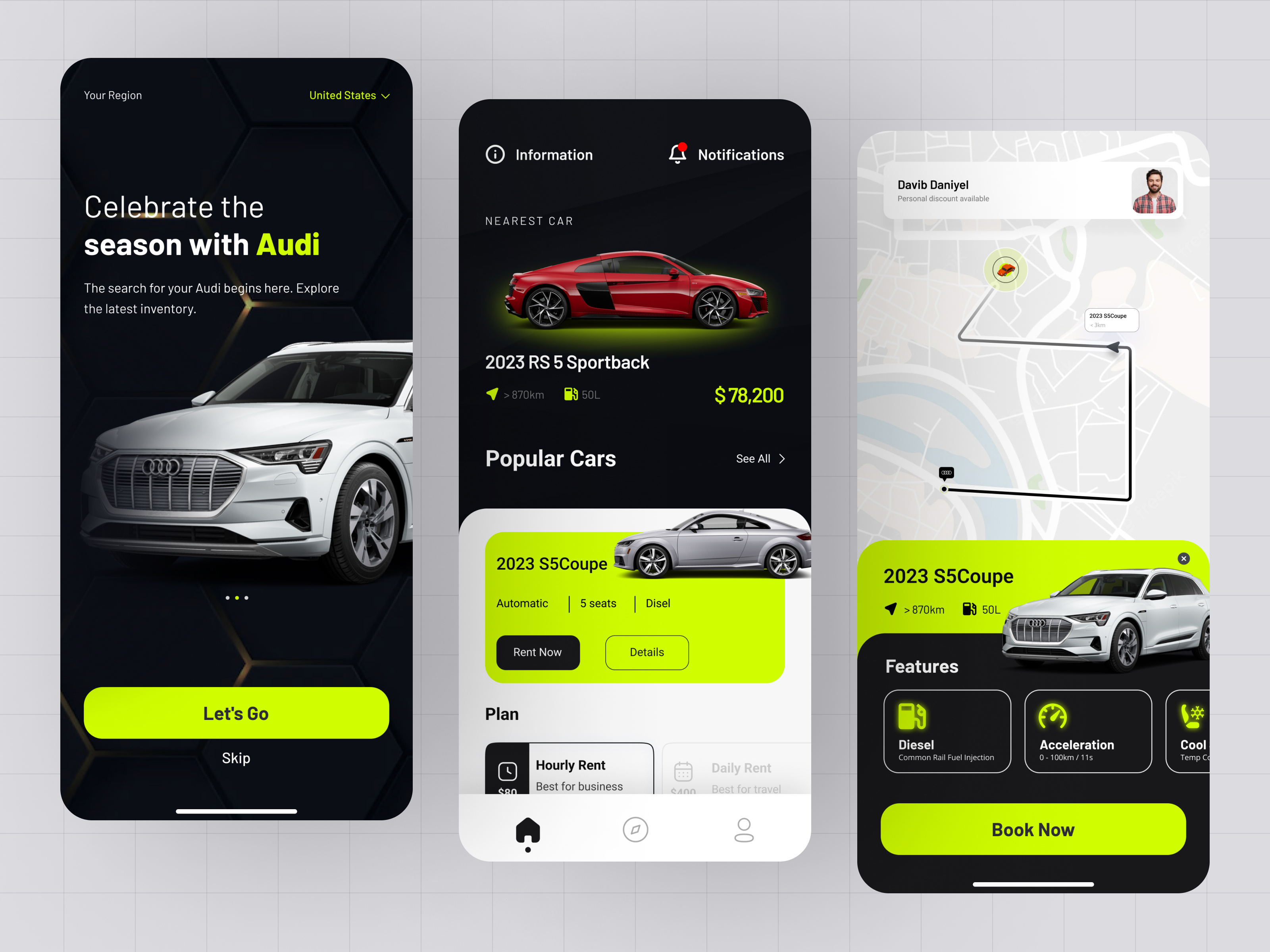 Example of Custom UI & UX Design For Mobile App