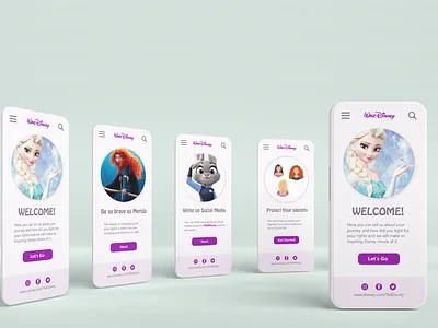 Let us hear your voice - Disney Campaign branding design graphic design illustration illustrator logo typography ui ux vector