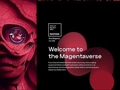 Color of the Year 2023 animation color magenta pantone video