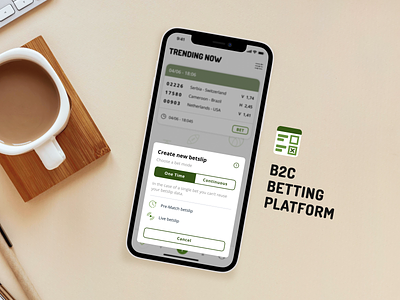 B2C Betting Platform app bet betting mobile app sport bet ui
