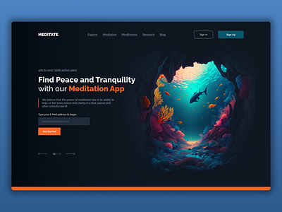 Meditiation App design meditation meditation app mindfulness ui uiux ux