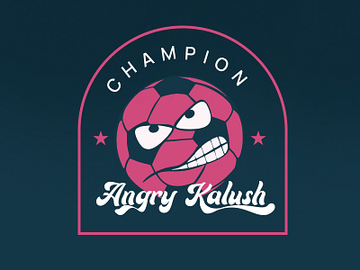 Champion - Angry Kalush design football logo logo upqode webdesign