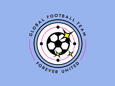 Logo For a Global Football Team design football logo logo upqode webdesign
