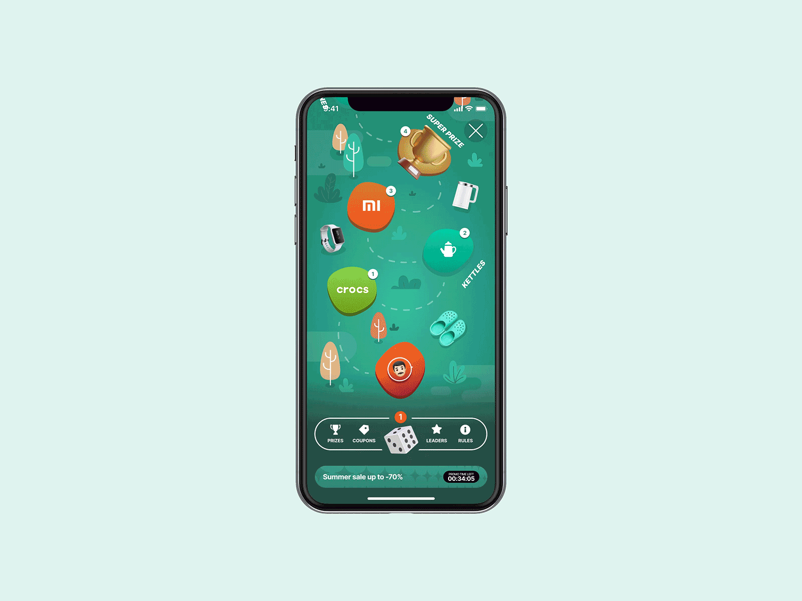 Mobile App Gamification Concept animation app concept design ecom ecommerce gamification mobile mobile app motion graphics ui user interface ux