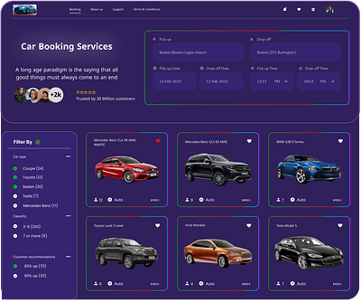 Car booking App