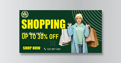 Shopping Banner banner banner design design flyer flyer design graphic design