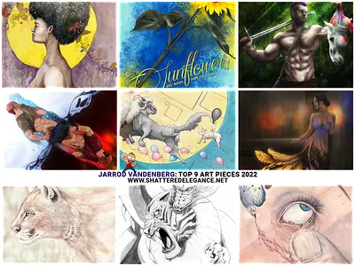 Best 9/Top 9 of 2022 👑 best 9 2022 digital digital painting dreamlike fantasy gay graphic design illustration male package illustration photoshop queer surreal top 9 top 9 2022 vector watercolor